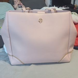 Large Blush MICHELLE Glass Ladder Bag/Tote